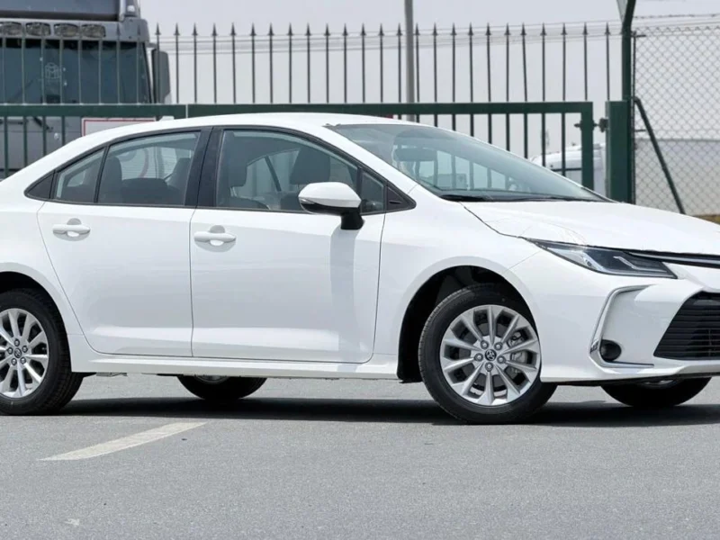 2025 Toyota Corolla XLI 1.6 Litres 4 Cylinders petrol Engine White Grey Sedan Chinese Specs