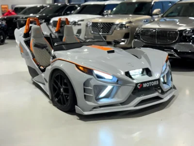 2022 Polaris Slingshot SLR 4 Cylinders Petrol Engine Grey White Autocycle US Specs