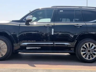2026 Toyota Land Cruiser VXR 3.5 Litres Twin Turbo 6 Cylinders Petrol Engine Black Red SUV Automatic