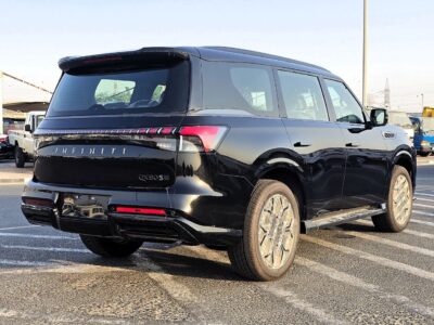 2026 Infiniti QX80 SENSORY CAPTAIN CHAIRS 3.5L V6 Turbo Petrol Engine Black SUV GCC