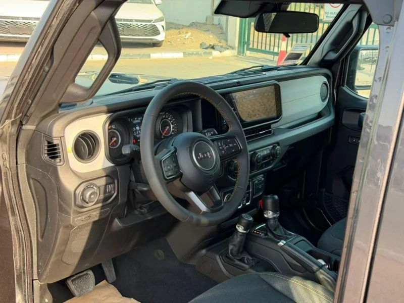 2024 Jeep Wrangler SPORT 2.0 Litres 4 Cylinders Petrol Engine Grey Black SUV American Specs