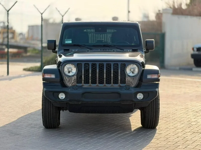 2024 Jeep Wrangler SPORT 2.0 Litres 4 Cylinders Petrol Engine Grey Black SUV American Specs