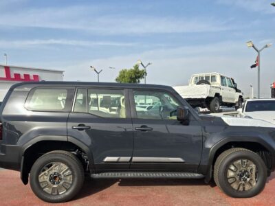 2026 Toyota Prado MID 2.4 Litres 4 Cylinders Petrol Engine Grey Tan SUV GCC Specs Automatic