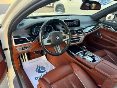 2017 BMW 7-Series 760Li xDrive 12 Cylinders petrol Engine White Brown Sedan Japanese Specs