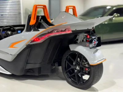 2022 Polaris Slingshot SLR 4 Cylinders Petrol Engine Grey White Autocycle US Specs