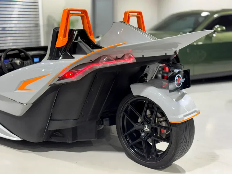 2022 Polaris Slingshot SLR 4 Cylinders Petrol Engine Grey White Autocycle US Specs