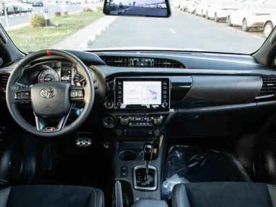 2026 Toyota Hilux GR Sport 4.0 Litres V6 Petrol Engine White Black Pickup Truck GCC Specs