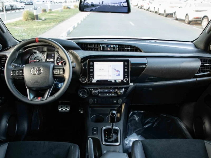 2026 Toyota Hilux GR Sport 4.0 Litres V6 Petrol Engine White Black Pickup Truck GCC Specs