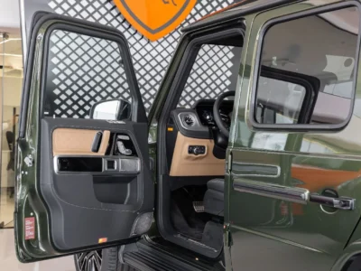 2026 Mercedes Benz G63 AMG STD 4.0L V8 Biturbo Petrol Engine Green Tan SUV Fully Loaded
