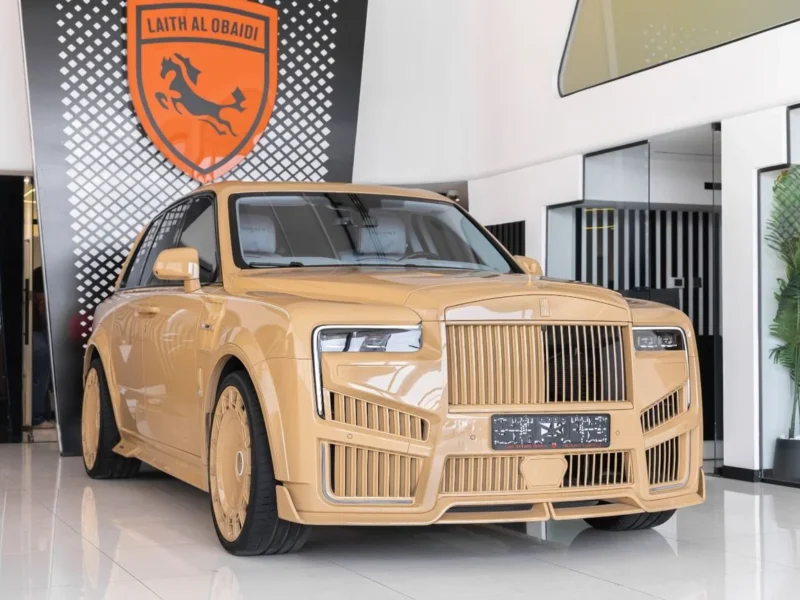 2025 Rolls Royce Cullinan STD Original MANSORY 1 of 1 Edition 6.8L 12 cylinders Tan Blue SUV