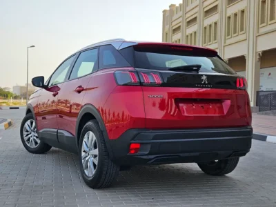 2021 Peugeot 3008 Active Plus 4 Cylinders Petrol Engine Grey Red SUV GCC Specs Premium Condition