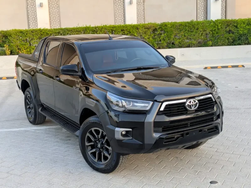 2021 Toyota Hilux Adventure Facelifted 2026 2.7 Litres V4 Petrol Engine Black Red Pickup Truck GCC
