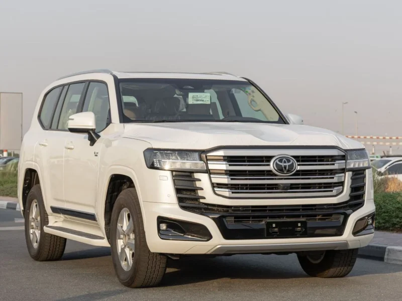 2026 Toyota Land Cruiser GXR 3.5 Litres 6 Cylinders Hybrid Engine White Beige SUV GCC Specs