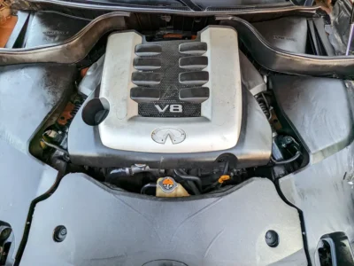 2007 Infiniti FX50 Sport 5.0 Litres V8 Petrol Engine Gold Brown Premium Luxury SUV GCC Specs