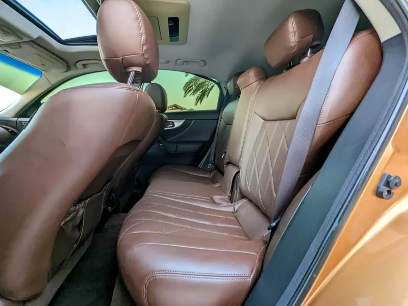 2007 Infiniti FX50 Sport 5.0 Litres V8 Petrol Engine Gold Brown Premium Luxury SUV GCC Specs