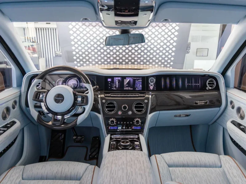 2025 Rolls Royce Cullinan STD Original MANSORY 1 of 1 Edition 6.8L 12 cylinders Tan Blue SUV