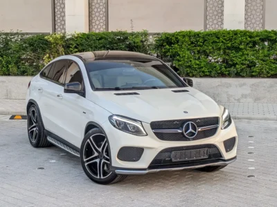 2016 Mercedes-Benz GLE Coupe GLE 43 AMG 6 Cylinders petrol Engine White Beige SUV GCC Specs