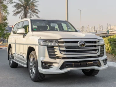 2026 Toyota Land Cruiser GXR 4.0 Litres 6 Cylinders Petrol Engine White Beige SUV GCC Specs