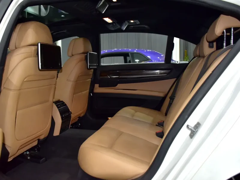 2015 BMW 7-Series 730Li 6 Cylinders Petrol Engine White Tan Sedan GCC Specs Automatic