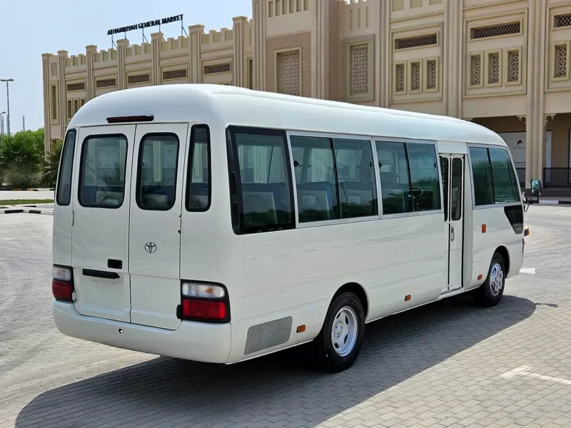 2003 Toyota Coaster Basic 4 Cylinders Diesel Engine Manual White Blue Van Very Neat and Clean