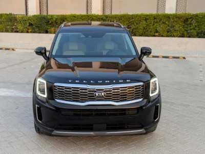 2020 Kia Telluride EX 3.8 Litres V6 Petrol Engine Black Beige SUV American Specs Excellent Condition
