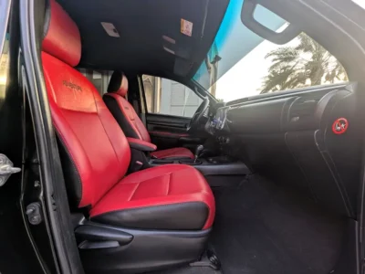 2021 Toyota Hilux Adventure Facelifted 2026 2.7L V4 Petrol Engine Black Red Pickup Truck GCC Specs