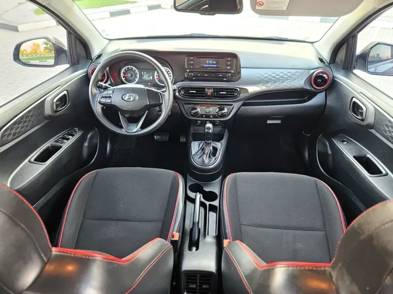 2021 Hyundai Grand i10 Smart 4 Cylinders Petrol Engine Grey Hatchback GCC Specs Premium Condition