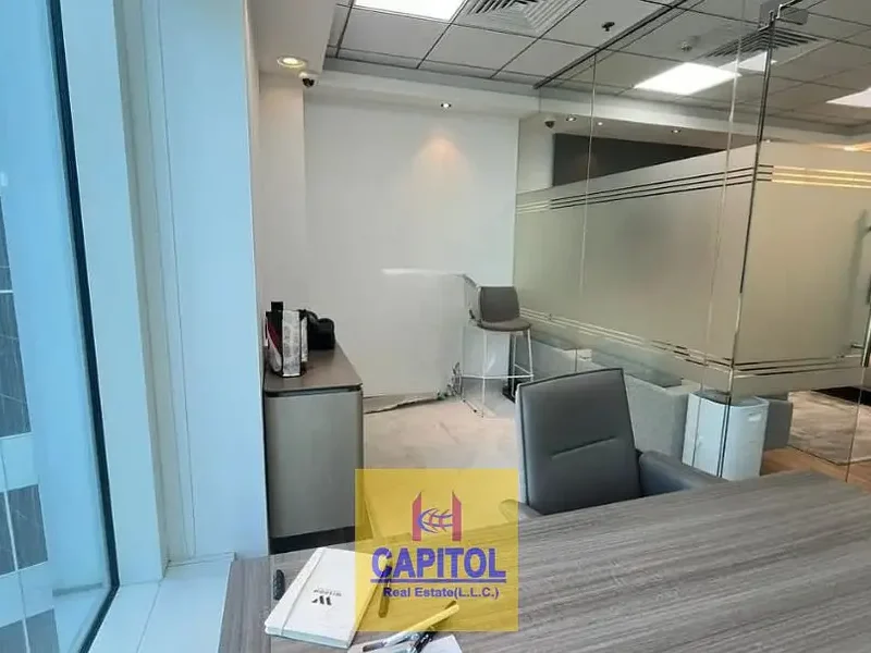 1,128 sqft FURNISHED OFFICE WITH 4 GLASS PARTITION AVAILABLE FOR RENT IN BUSINESS BAY (BK)