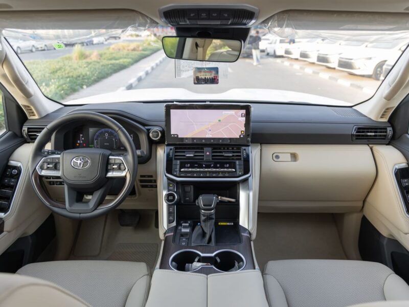 2026 Toyota Land Cruiser GXR 3.5 Litres 6 Cylinders Hybrid Engine White Beige SUV GCC Specs
