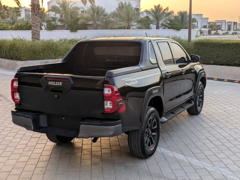 2021 Toyota Hilux Adventure Facelifted 2026 2.7 Litres V4 Petrol Engine Black Red Pickup Truck GCC