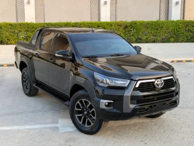2021 Toyota Hilux Adventure Facelifted 2026 2.7L V4 Petrol Engine Black Red Pickup Truck GCC Specs