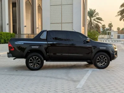 2021 Toyota Hilux Adventure Facelifted 2026 2.7L V4 Petrol Engine Black Red Pickup Truck GCC Specs