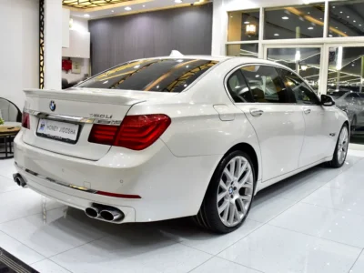2015 BMW 7-Series 730Li 6 Cylinders Petrol Engine White Tan Sedan GCC Specs Automatic