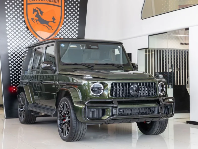 2026 Mercedes Benz G63 AMG STD 4.0L V8 Biturbo Petrol Engine Green Tan SUV Fully Loaded