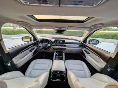 2020 Kia Telluride EX 3.8 Litres V6 Petrol Engine Black Beige SUV American Specs Excellent Condition