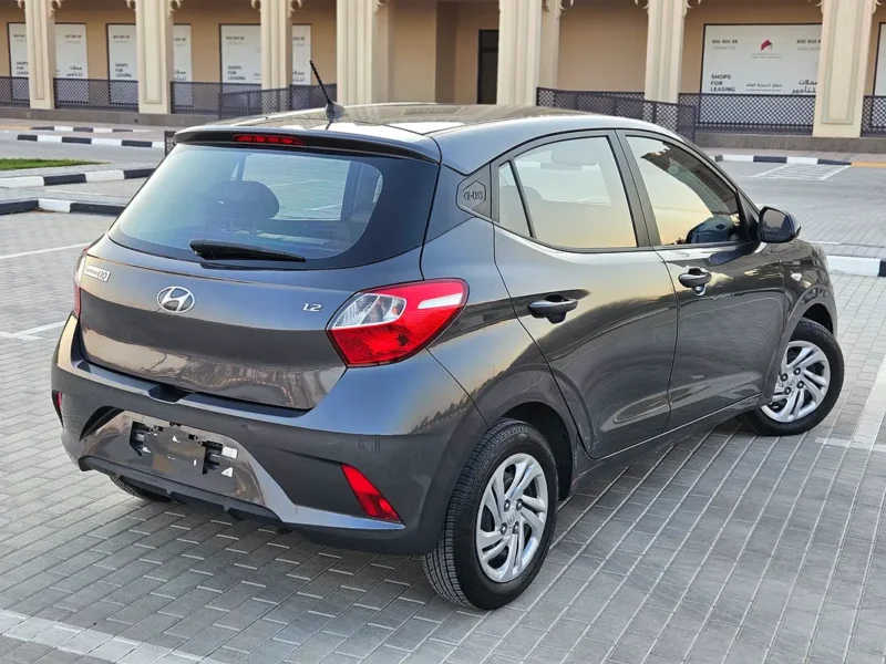 2021 Hyundai Grand i10 Smart 4 Cylinders Petrol Engine Grey Hatchback GCC Specs Premium Condition