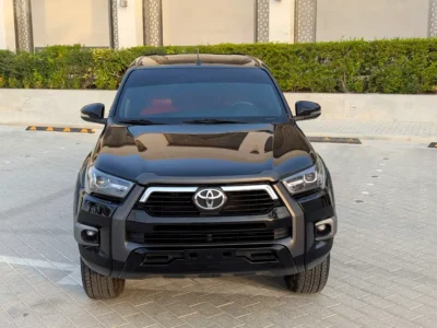 2021 Toyota Hilux Adventure Facelifted 2026 2.7L V4 Petrol Engine Black Red Pickup Truck GCC Specs
