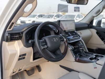 2026 Toyota Land Cruiser GXR 3.5 Litres 6 Cylinders Hybrid Engine White Beige SUV GCC Specs