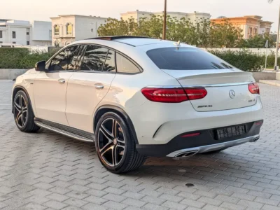 2016 Mercedes-Benz GLE Coupe GLE 43 AMG 6 Cylinders petrol Engine White Beige SUV GCC Specs