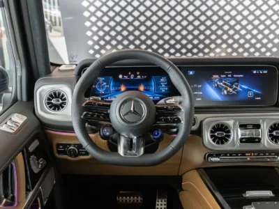 2026 Mercedes Benz G63 AMG STD 4.0L V8 Biturbo Petrol Engine Green Tan SUV Fully Loaded