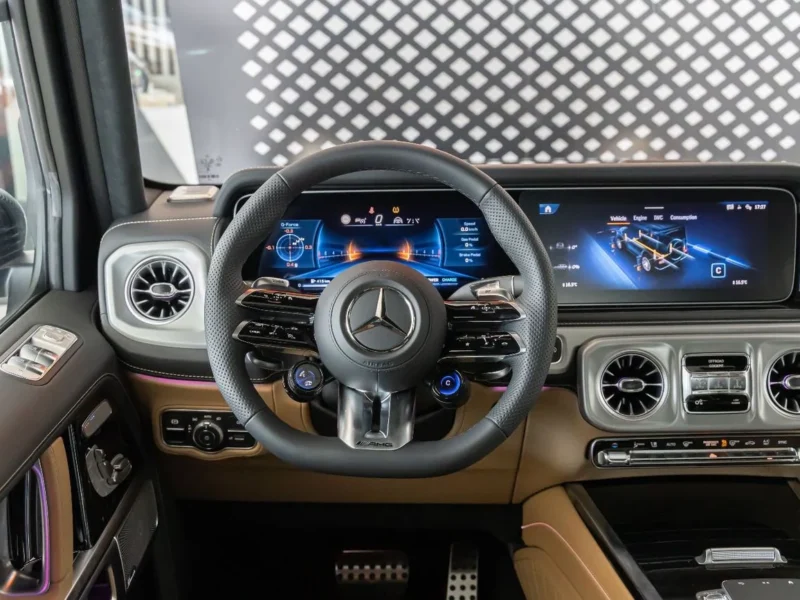 2026 Mercedes Benz G63 AMG STD 4.0L V8 Biturbo Petrol Engine Green Tan SUV Fully Loaded