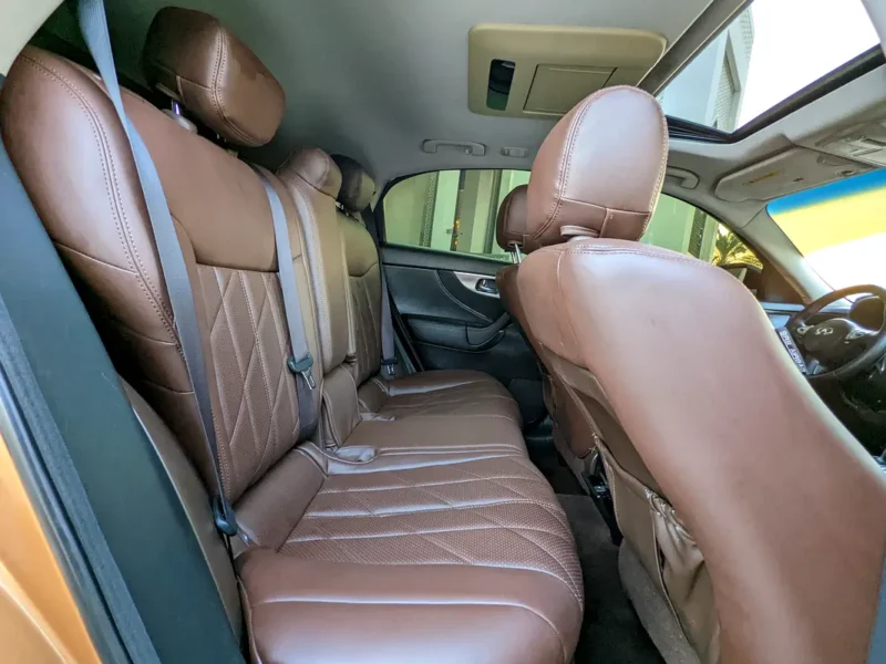 2007 Infiniti FX50 Sport 5.0 Litres V8 Petrol Engine Gold Brown Premium Luxury SUV GCC Specs
