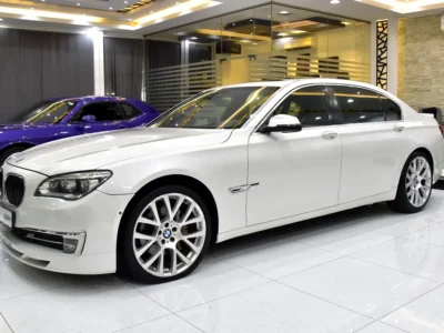 2015 BMW 7-Series 730Li 6 Cylinders Petrol Engine White Tan Sedan GCC Specs Automatic