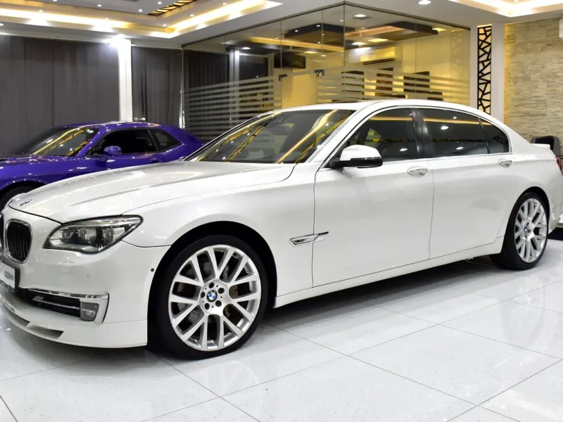 2015 BMW 7-Series 730Li 6 Cylinders Petrol Engine White Tan Sedan GCC Specs Automatic