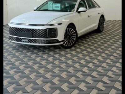 2026 Hyundai Azera 3.5-liter V6 Petrol Engine White Tan SUV GCC Specs Automatic