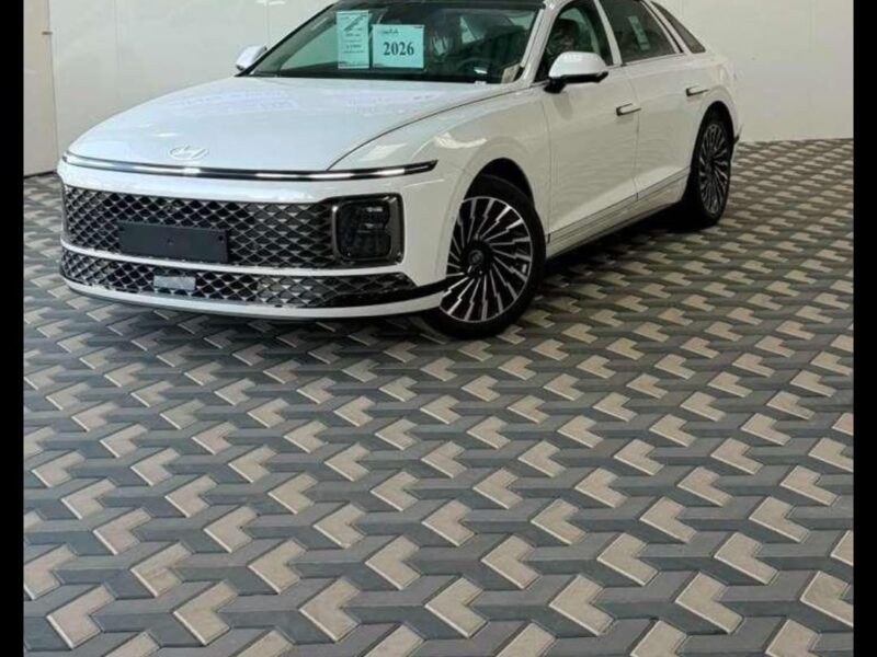 2026 Hyundai Azera 3.5-liter V6 Petrol Engine White Tan SUV GCC Specs Automatic