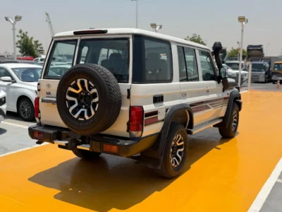 2025 Toyota Land Cruiser 76 2.8 Litres 4 Cylinders Diesel Engine White Tan SUV GCC Specs