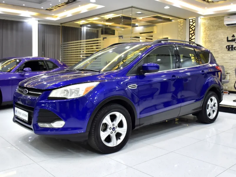 2014 Ford Escape SEL 4 Cylinders Petrol Engine Blue Beige Crossover GCC Specs Automatic