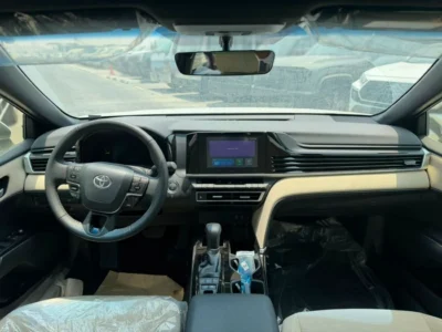 2026 Toyota Camry GLE HEV 2.5 Litres 4 Cylinders Engine White Beige Sedan GCC Specs Automatic