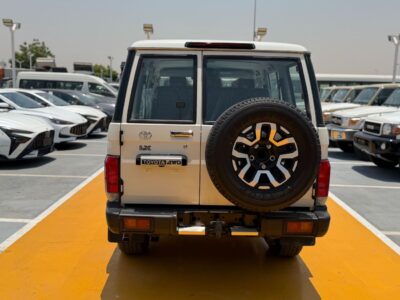 2025 Toyota Land Cruiser 76 2.8 Litres 4 Cylinders Diesel Engine White Tan SUV GCC Specs